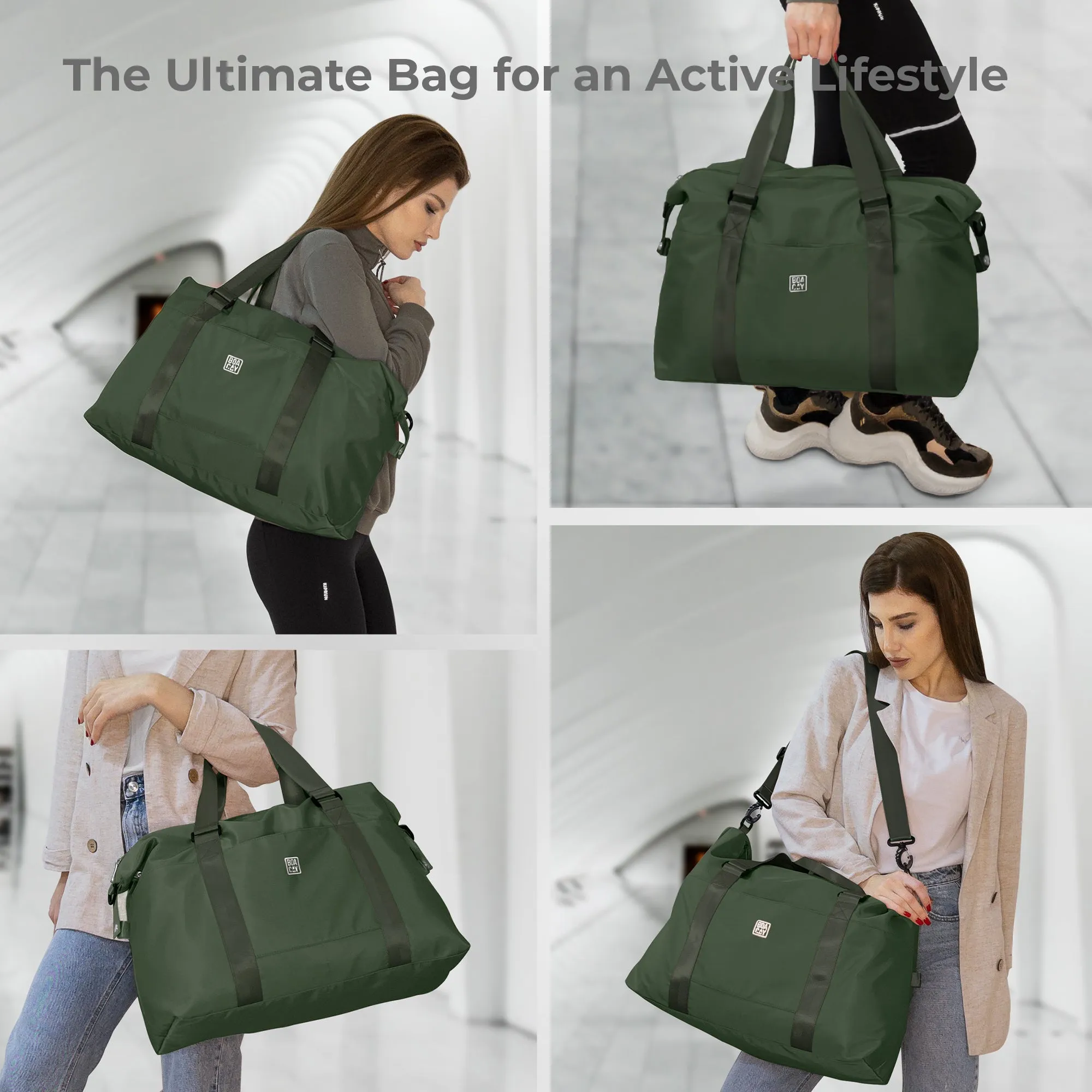 Duffle & Weekender Bag - Olive Green