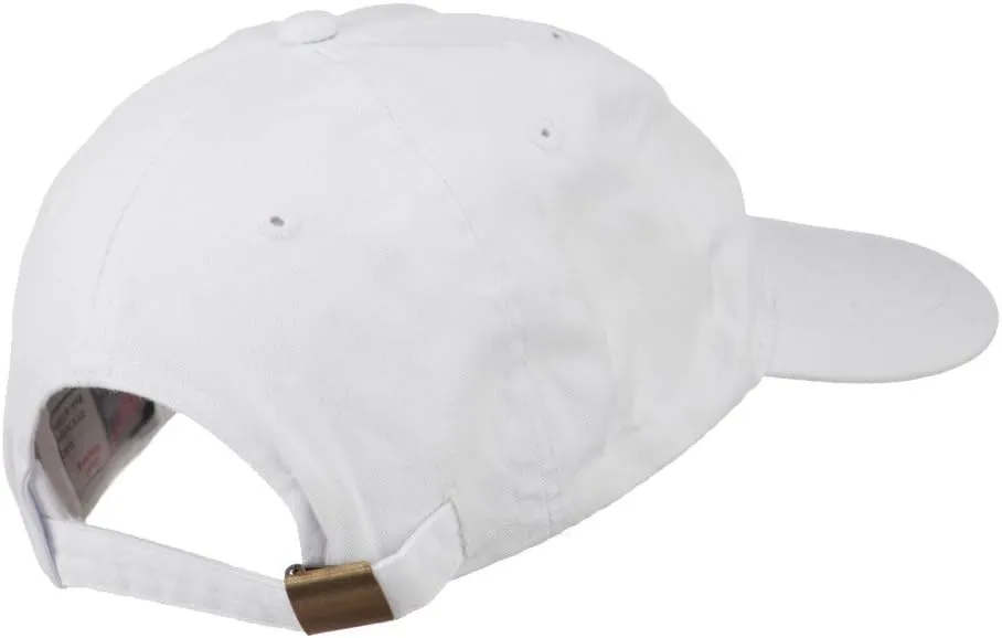 e4Hats.com Captain Embroidered Low Profile Washed Cap