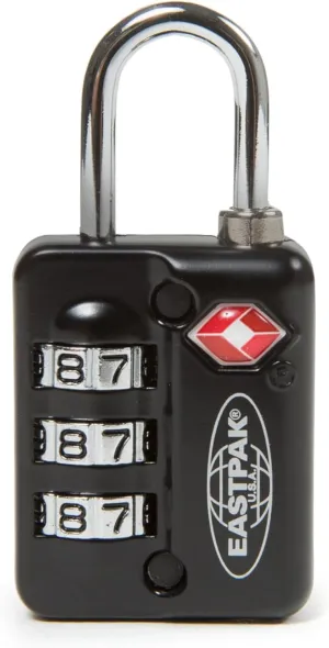 EASTPAK Lock-It Single TSA Padlock, 61 cm, Black (Black), Black, One Size, Lock-IT Single