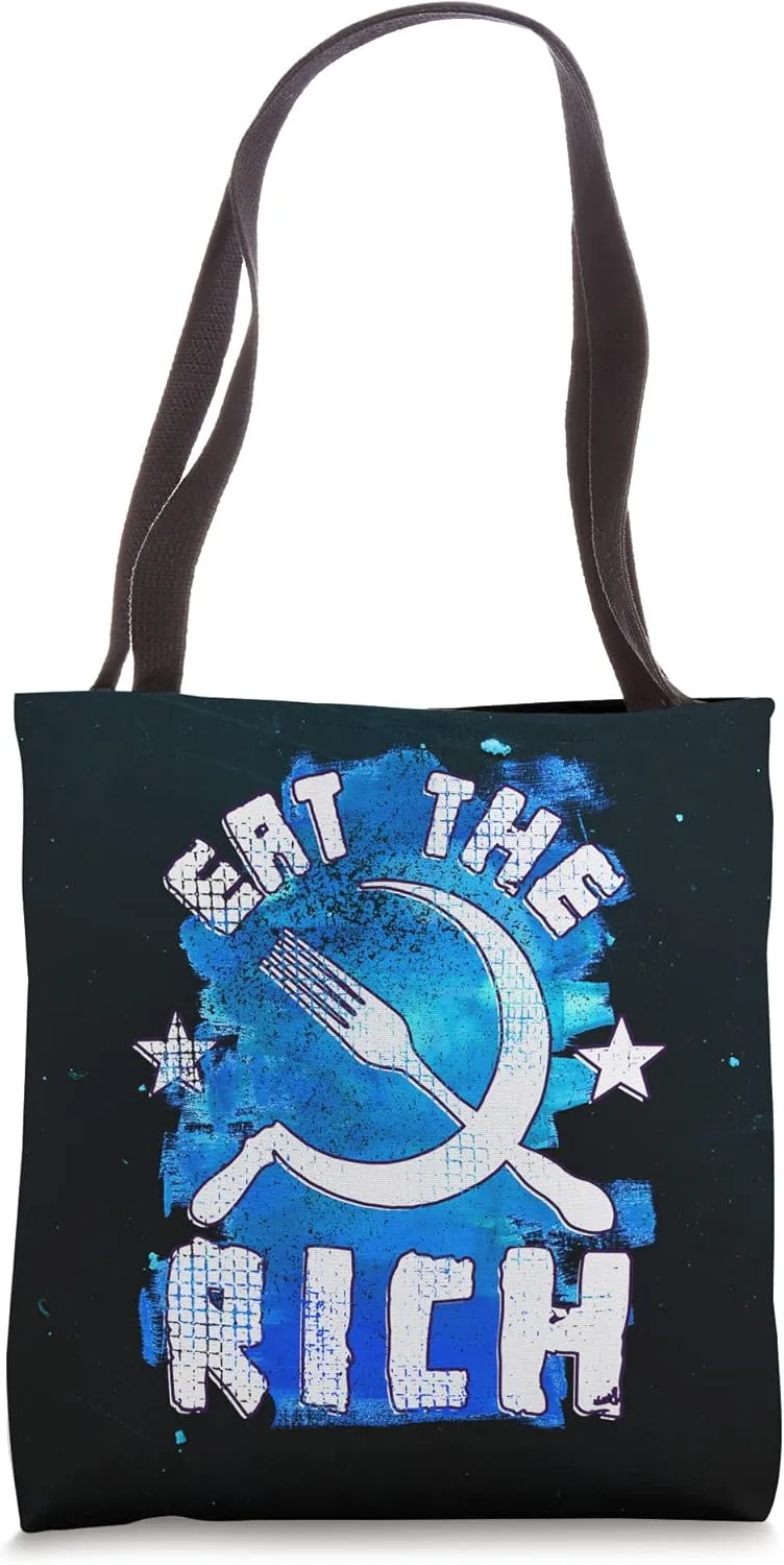 Eat The Rich | Statement Against Social Inequality. Tote Bag