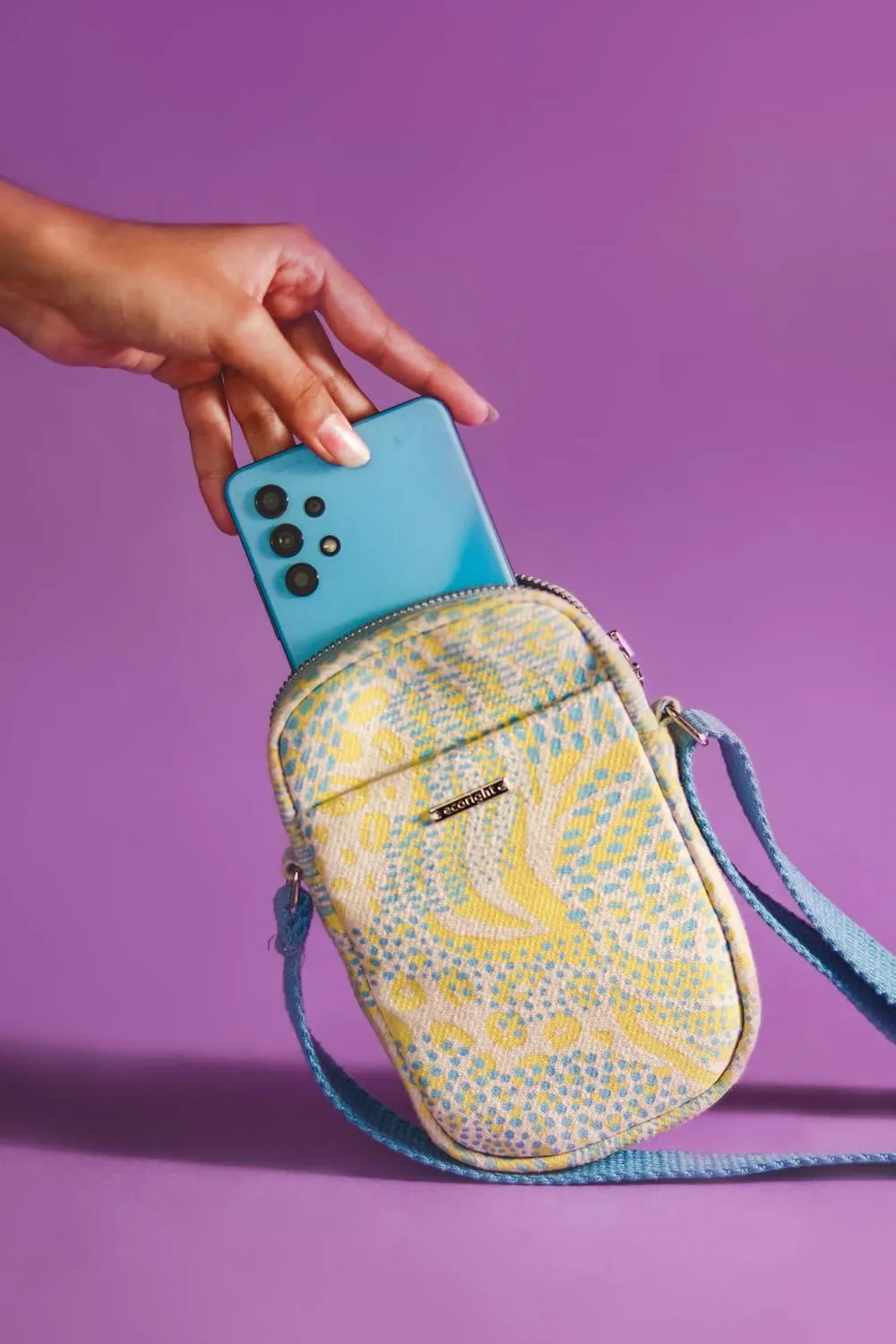 Ecoright Phone Bag, Small Crossbody Bags for Women, Phone Purse with Adjustable Cotton Strap