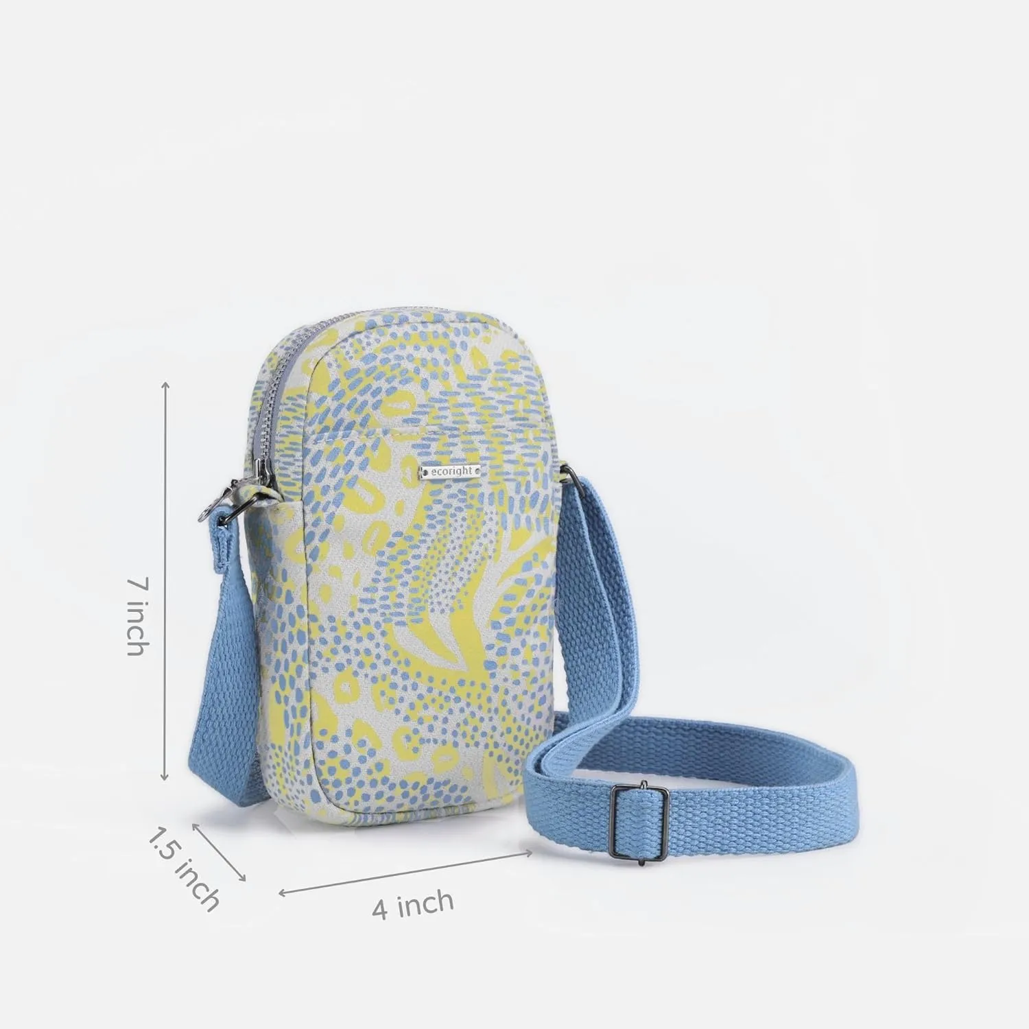 Ecoright Phone Bag, Small Crossbody Bags for Women, Phone Purse with Adjustable Cotton Strap