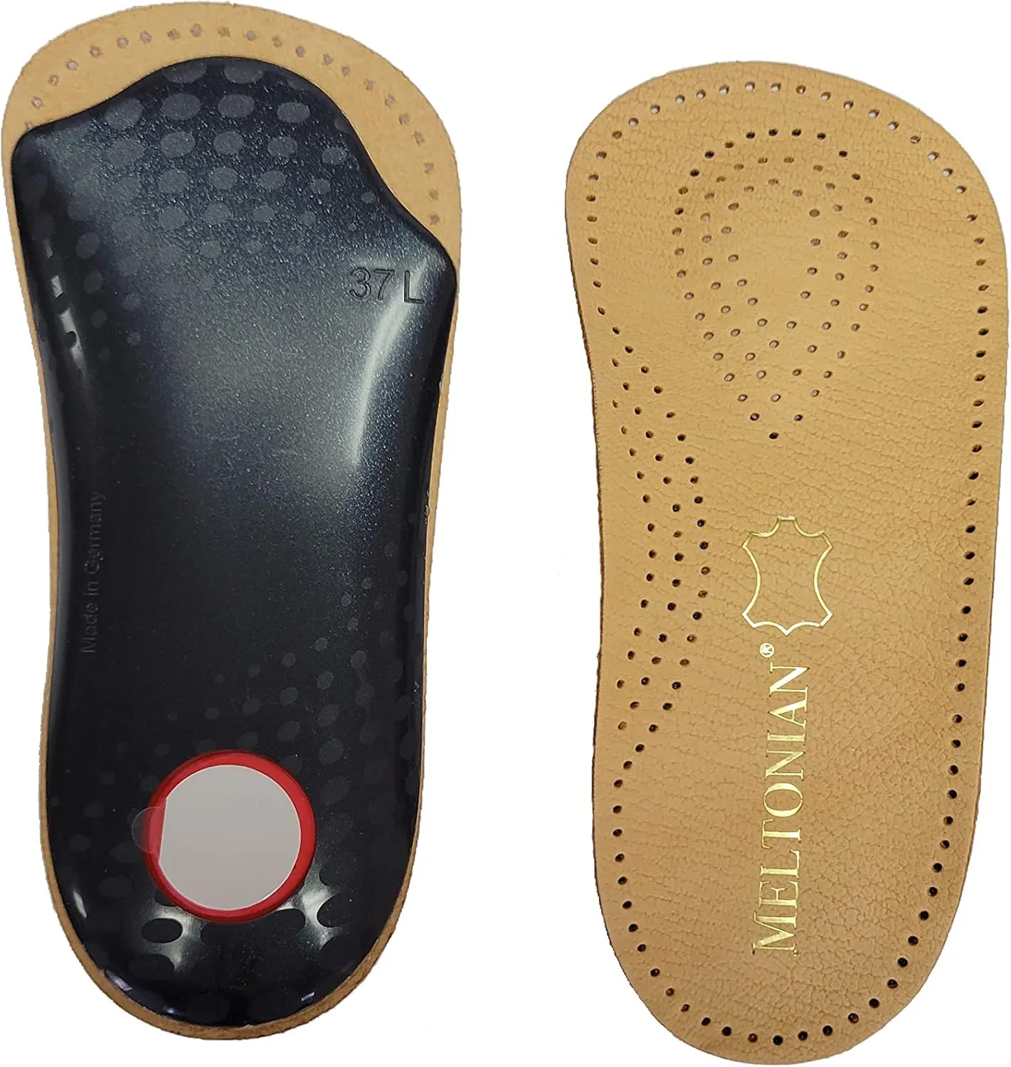Elastik 3/4 Leather Comfort Arch Supports, Size US Men 9/10