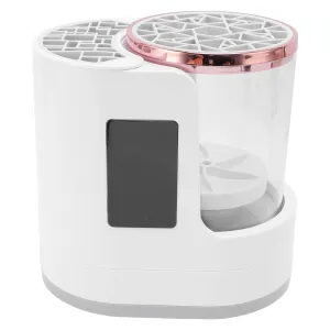 Electric Makeup Brush Cleaner, 850 RPM Portable USB Makeup Brush Cleaning Machine with Timer, Multifunctional Efficient Automatic Cleaner and Dryer for Travel Home Use