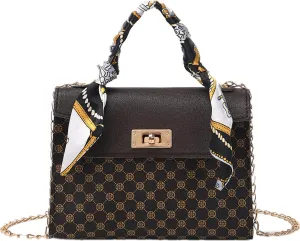 Elegant Women's Bag Chain Underarm Shoulder Crossbody - Small Square Mini Leather Handbags with Travel