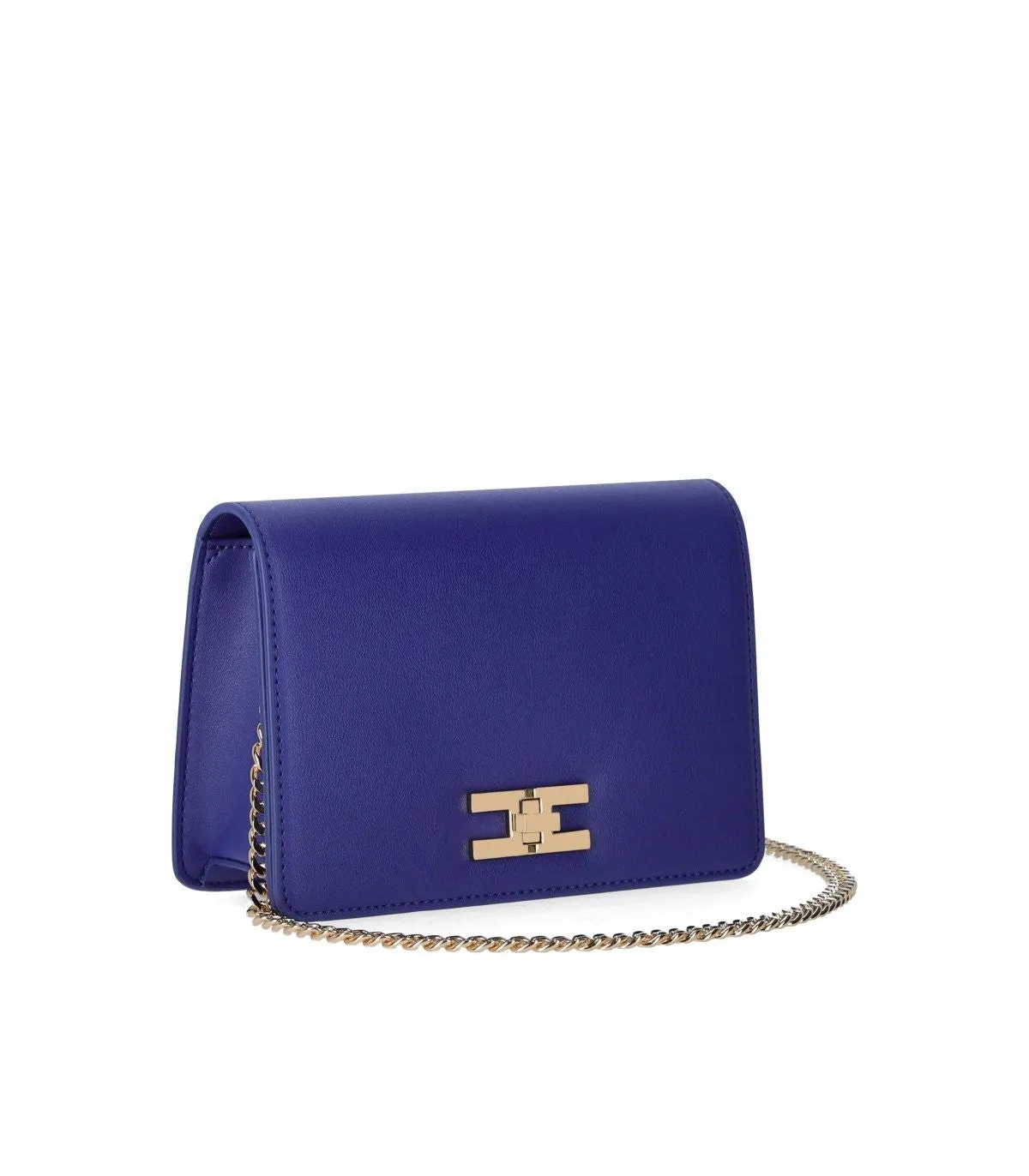 Elisabetta Franchi Indigo Blue Crossbody Bag