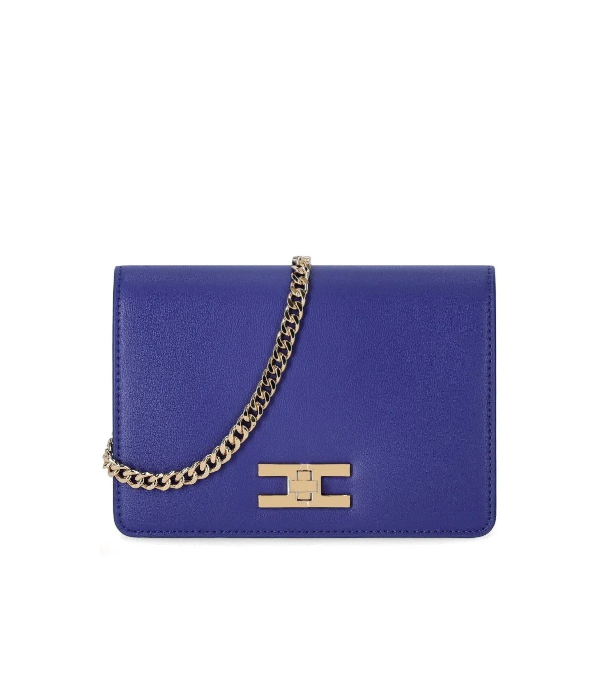 Elisabetta Franchi Indigo Blue Crossbody Bag