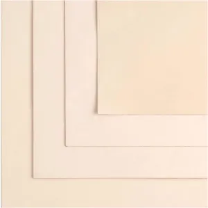 ELW 7-8 oz.(3-3.2 mm) Thickness Pre-Cut Square 8"x24", Tooling Leather Vegetable Tanned Full Grain Leather - Cowhide Leathercraft for Holsters Knife Sheaths Coasters Molding Emboss Stamp Cases