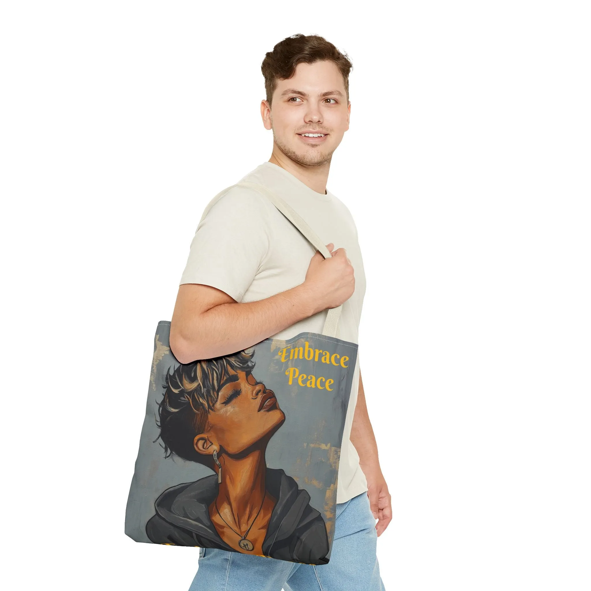 Embrace Peace Tote Bag (AOP) #T7