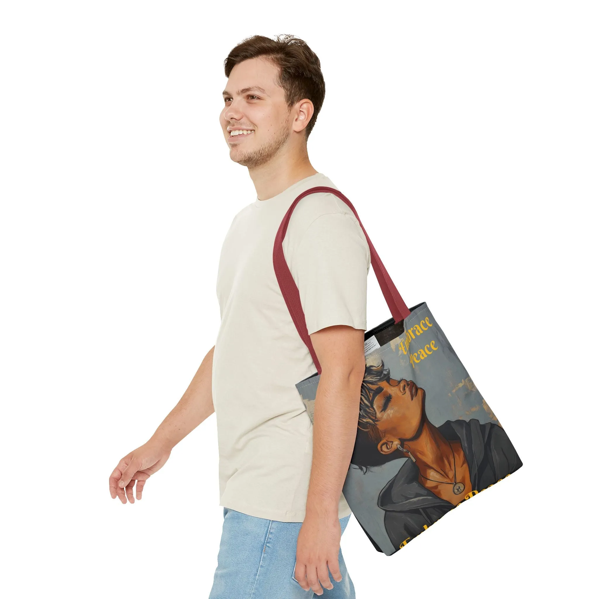 Embrace Peace Tote Bag (AOP) #T7