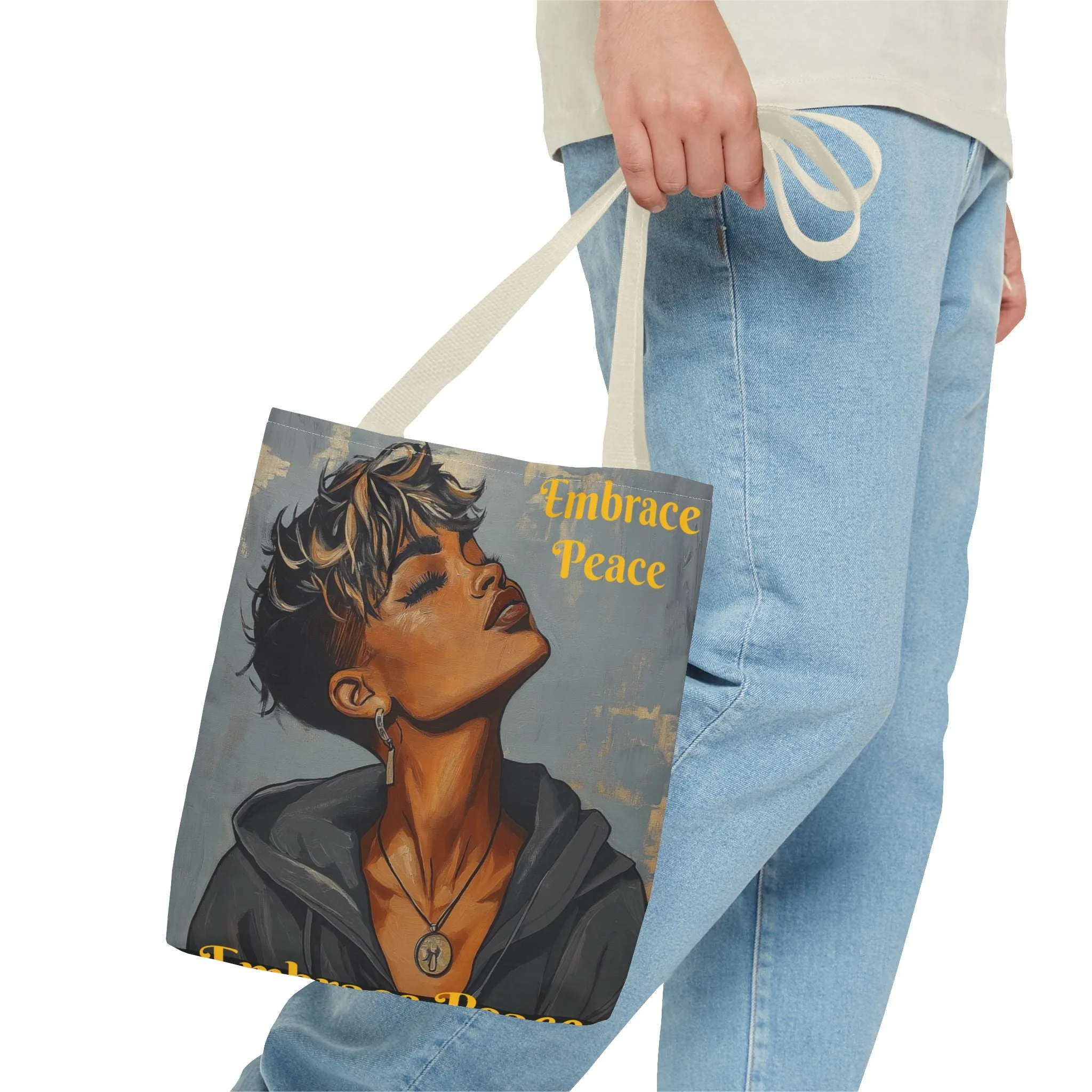 Embrace Peace Tote Bag (AOP) #T7
