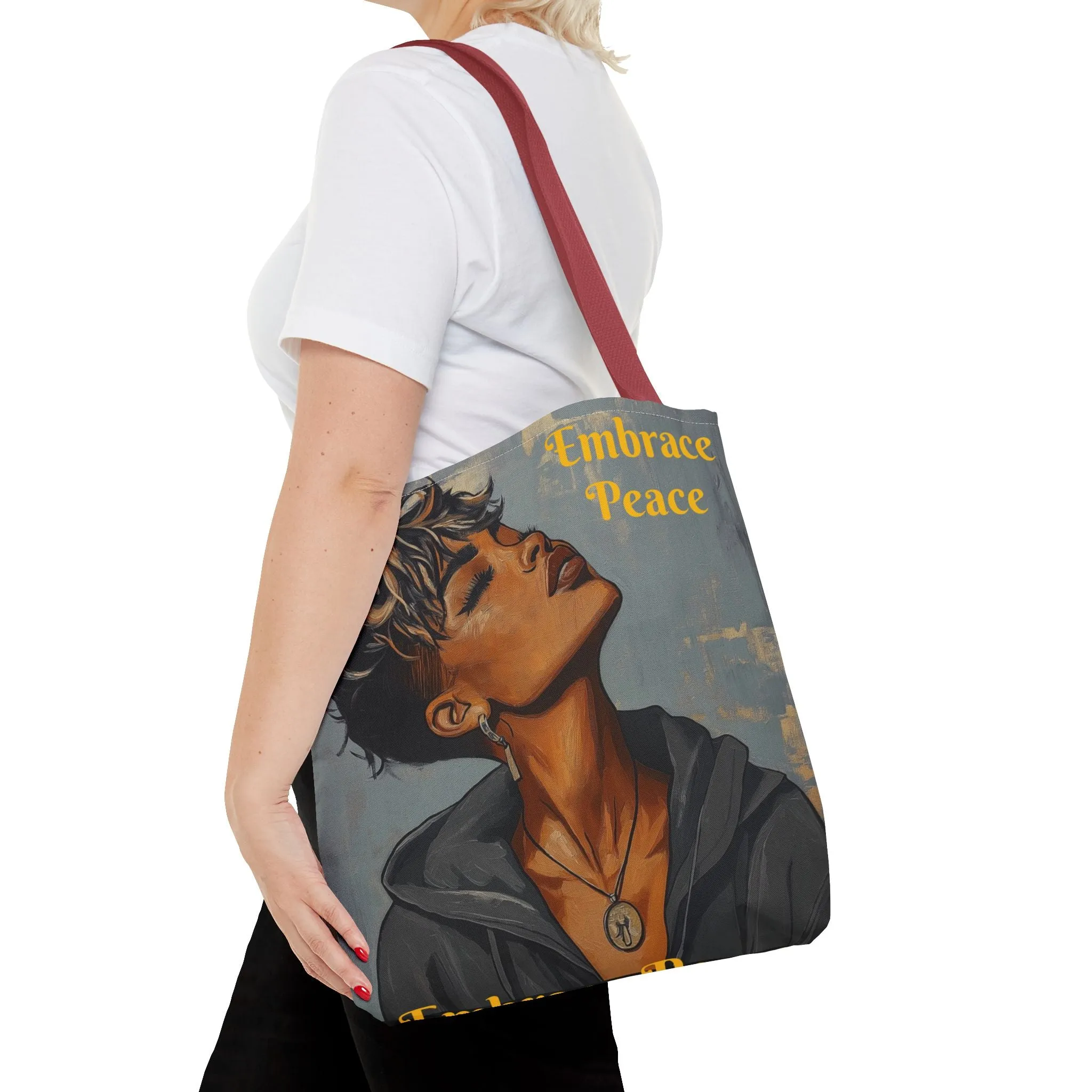 Embrace Peace Tote Bag (AOP) #T7