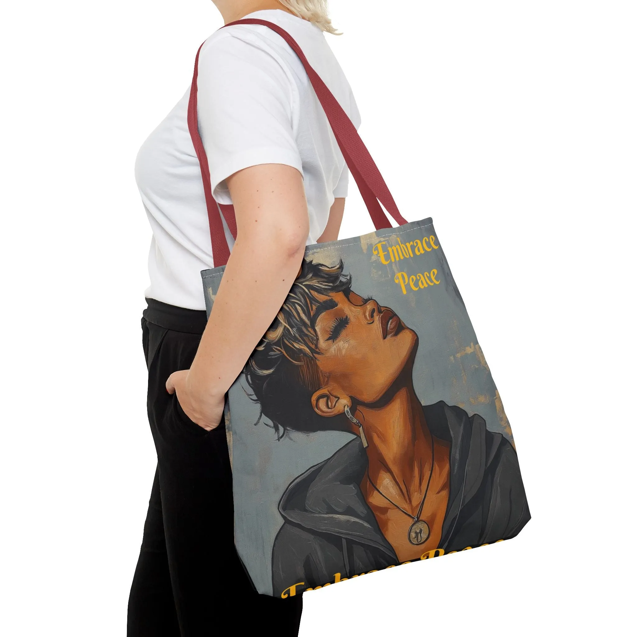Embrace Peace Tote Bag (AOP) #T7