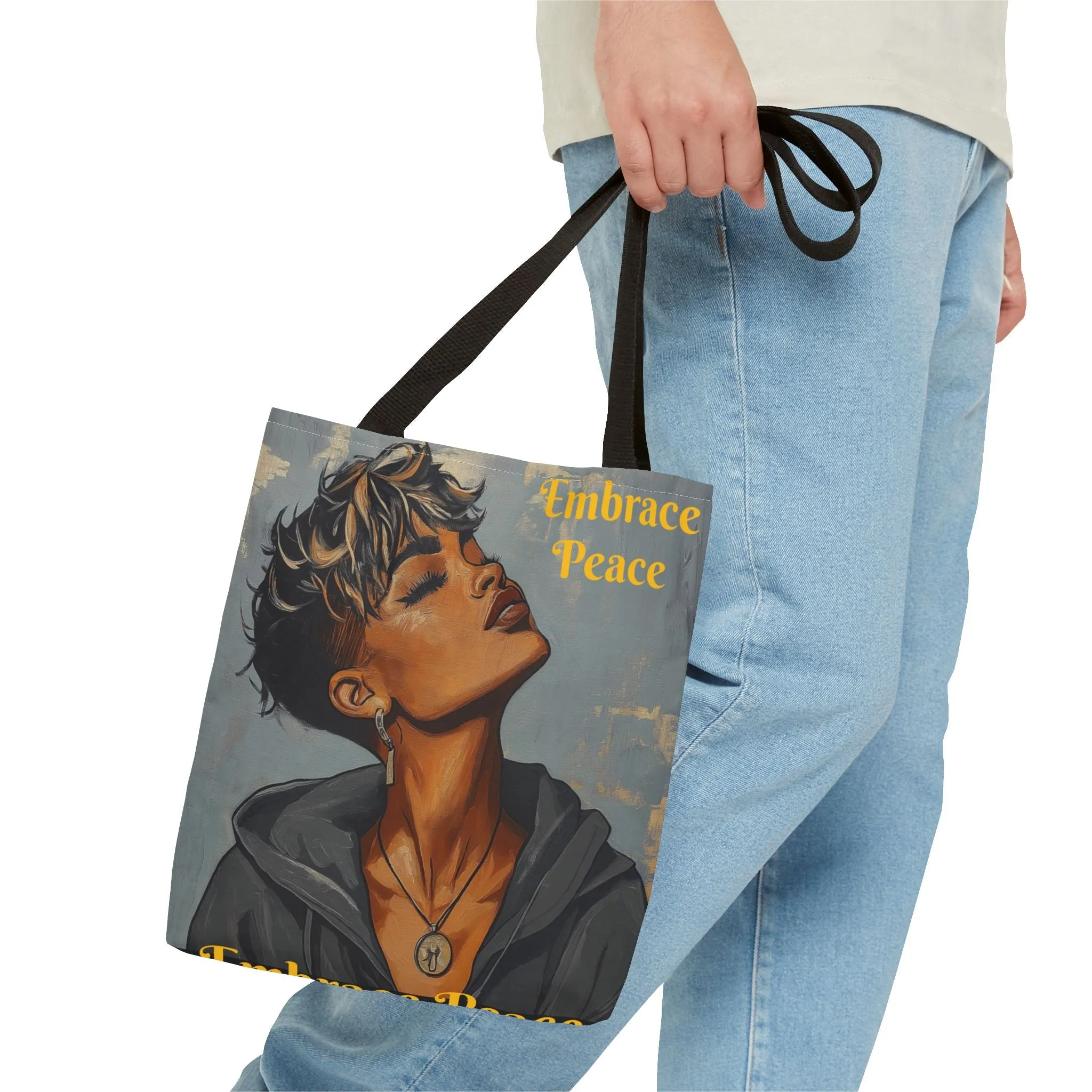 Embrace Peace Tote Bag (AOP) #T7