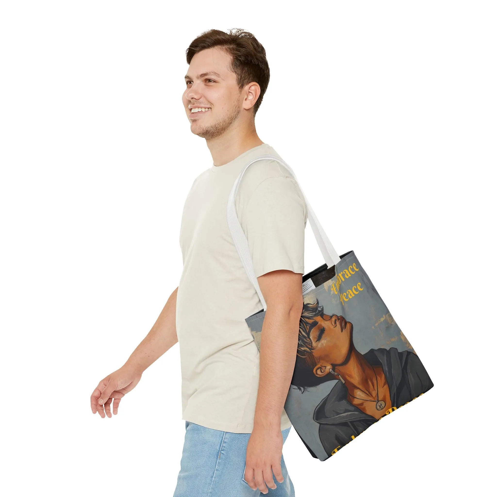 Embrace Peace Tote Bag (AOP) #T7