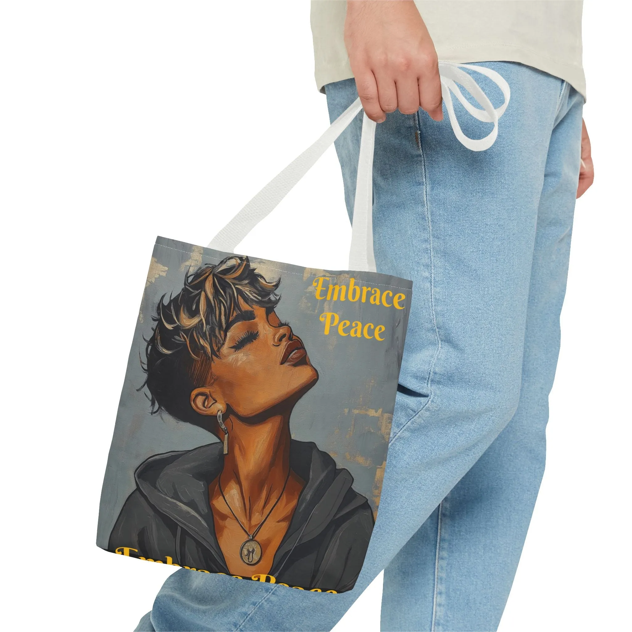 Embrace Peace Tote Bag (AOP) #T7