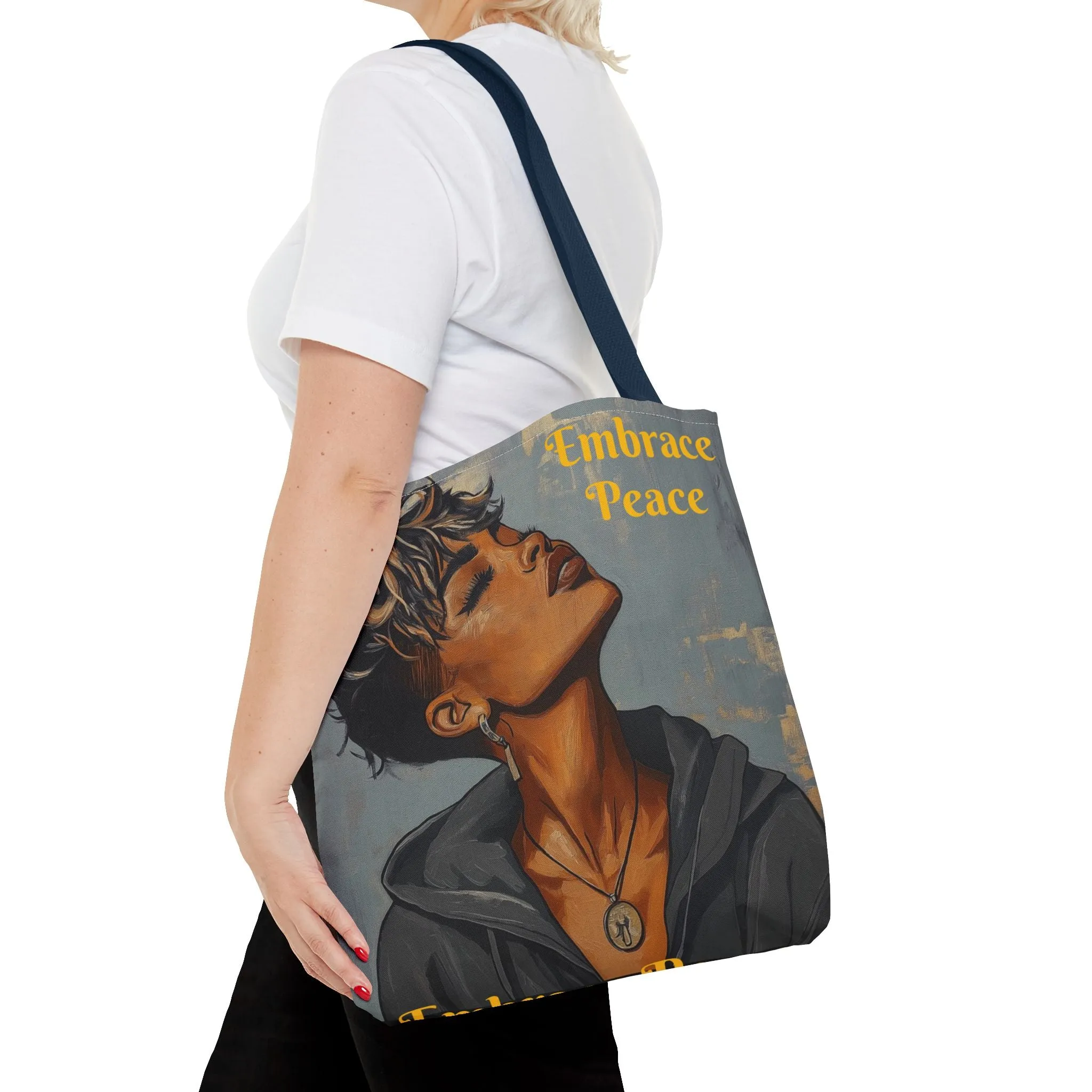 Embrace Peace Tote Bag (AOP) #T7