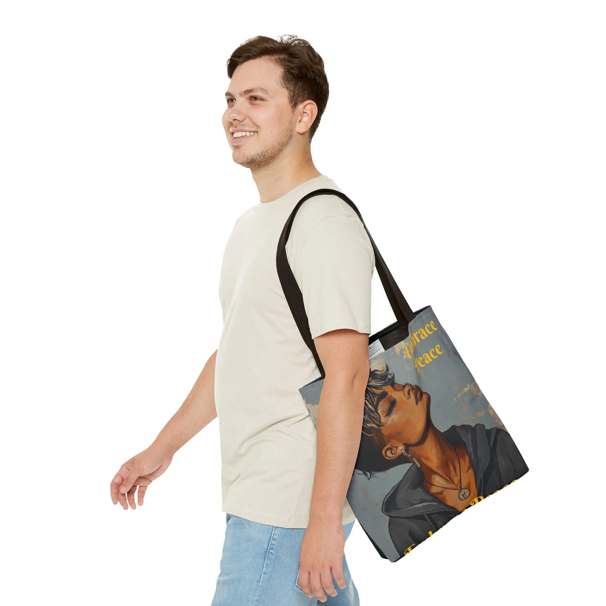 Embrace Peace Tote Bag (AOP) #T7