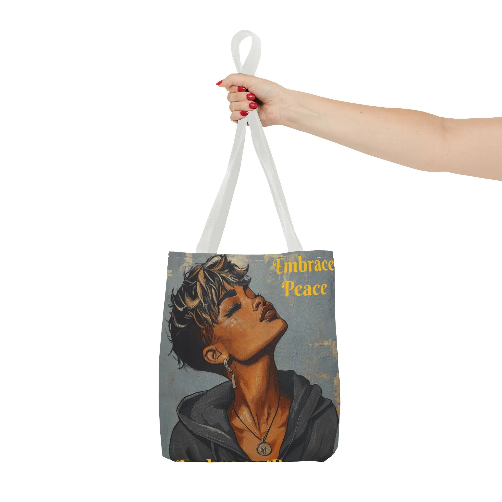 Embrace Peace Tote Bag (AOP) #T7