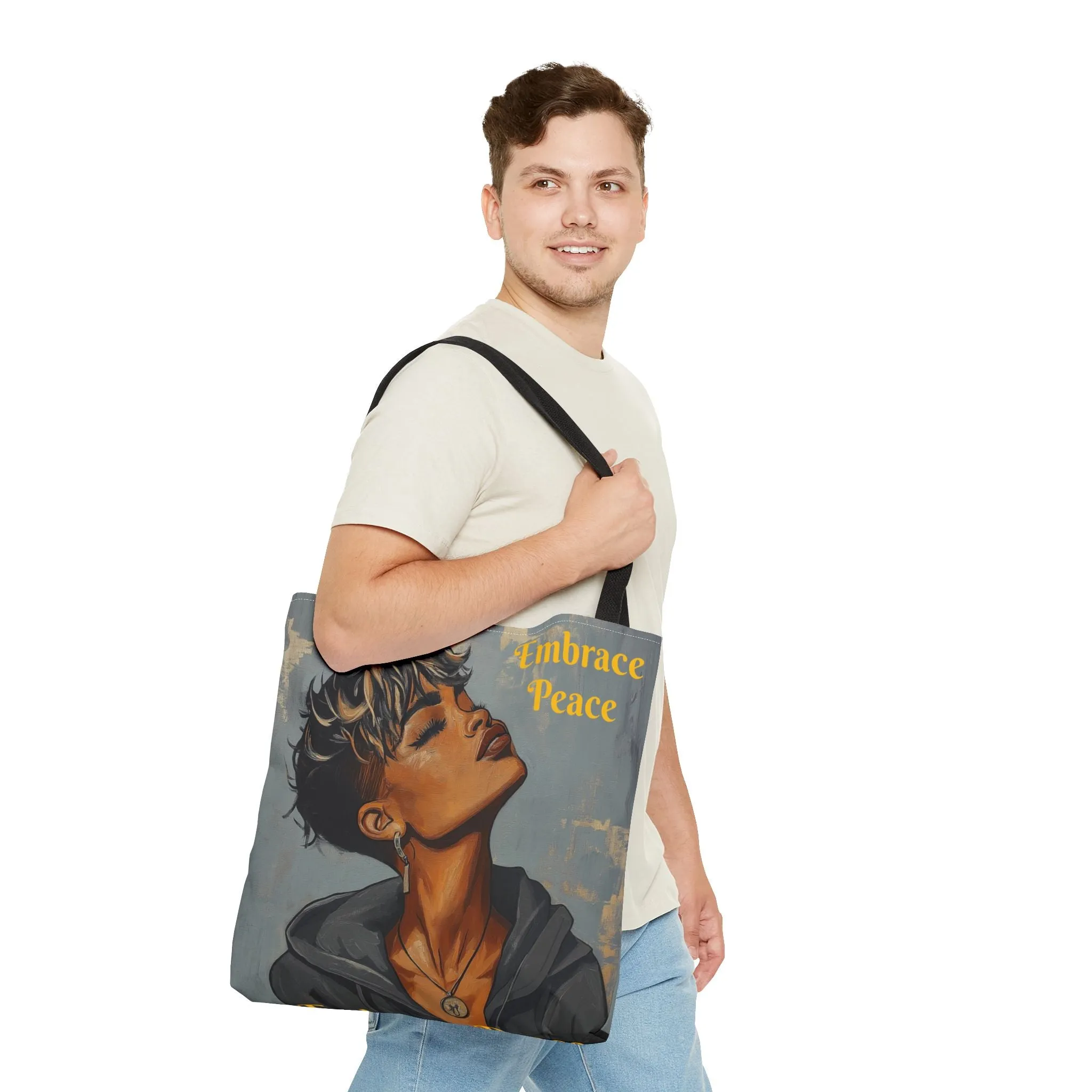 Embrace Peace Tote Bag (AOP) #T7