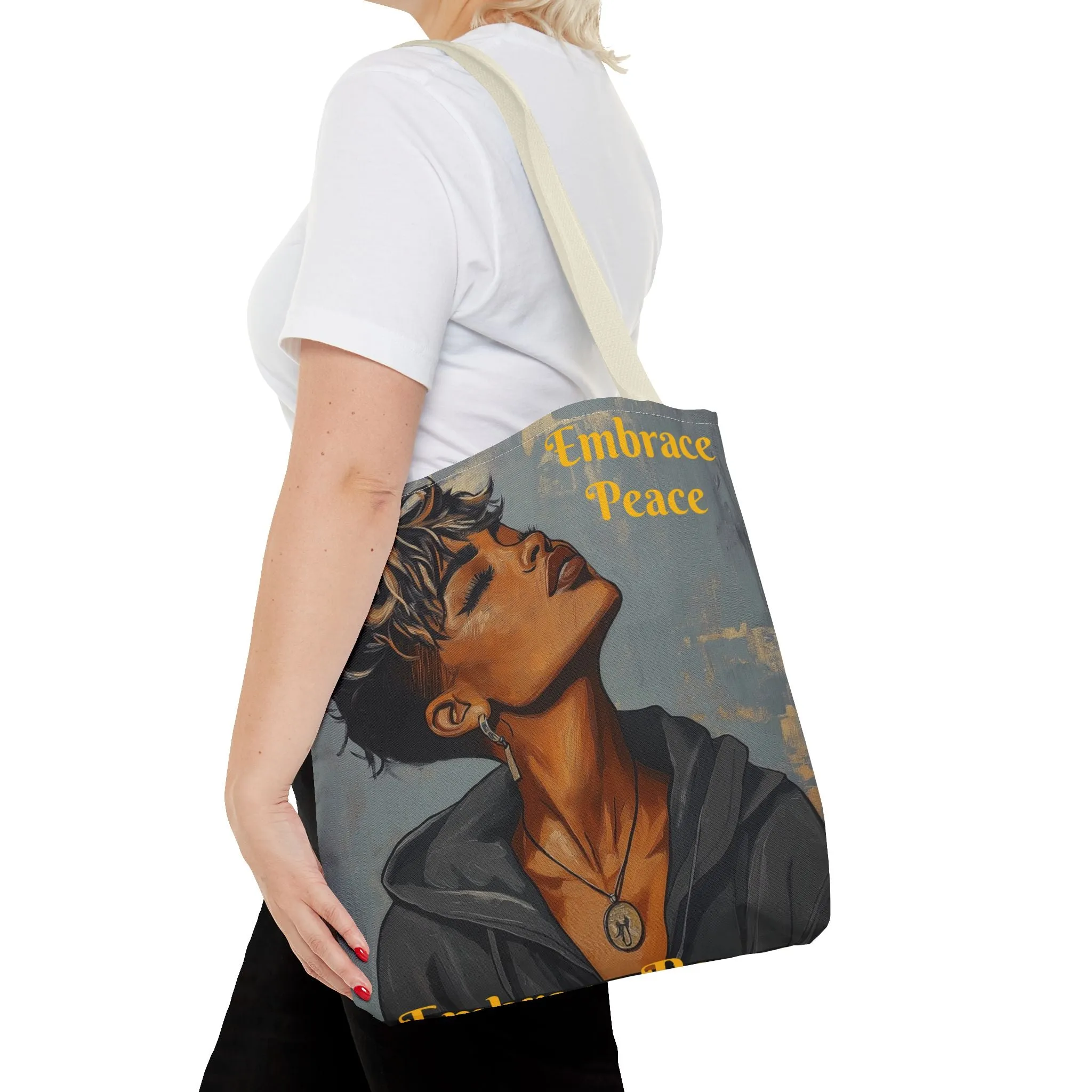 Embrace Peace Tote Bag (AOP) #T7
