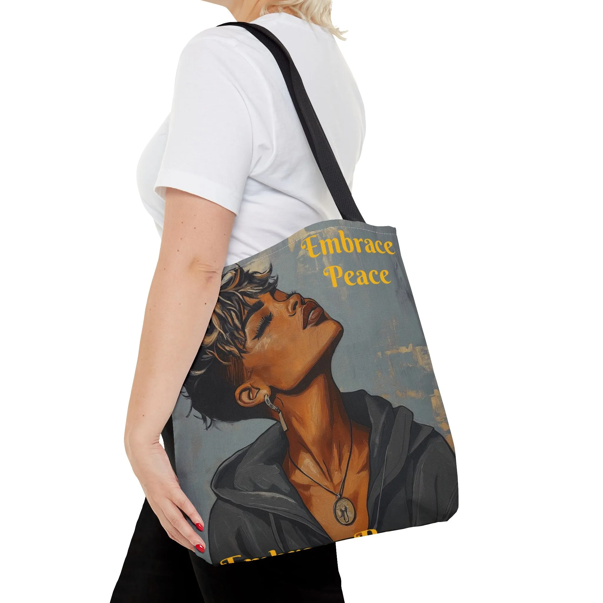Embrace Peace Tote Bag (AOP) #T7