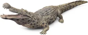 EOIVSH Large Alligator Toy, 15" Realistic Crocodile Action Figure with Moveable Jaw, Wild Life Animal Figurine for Boys and Girls, Great for Cake Topper & Decortion, Gift for Kids