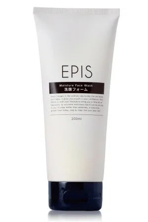 EPIS Facial Cleansing Foam, Organic 6.8 fl oz (200 ml), Large Capacity, Dark Foam, Additive-Free, Natural Citrus Scent