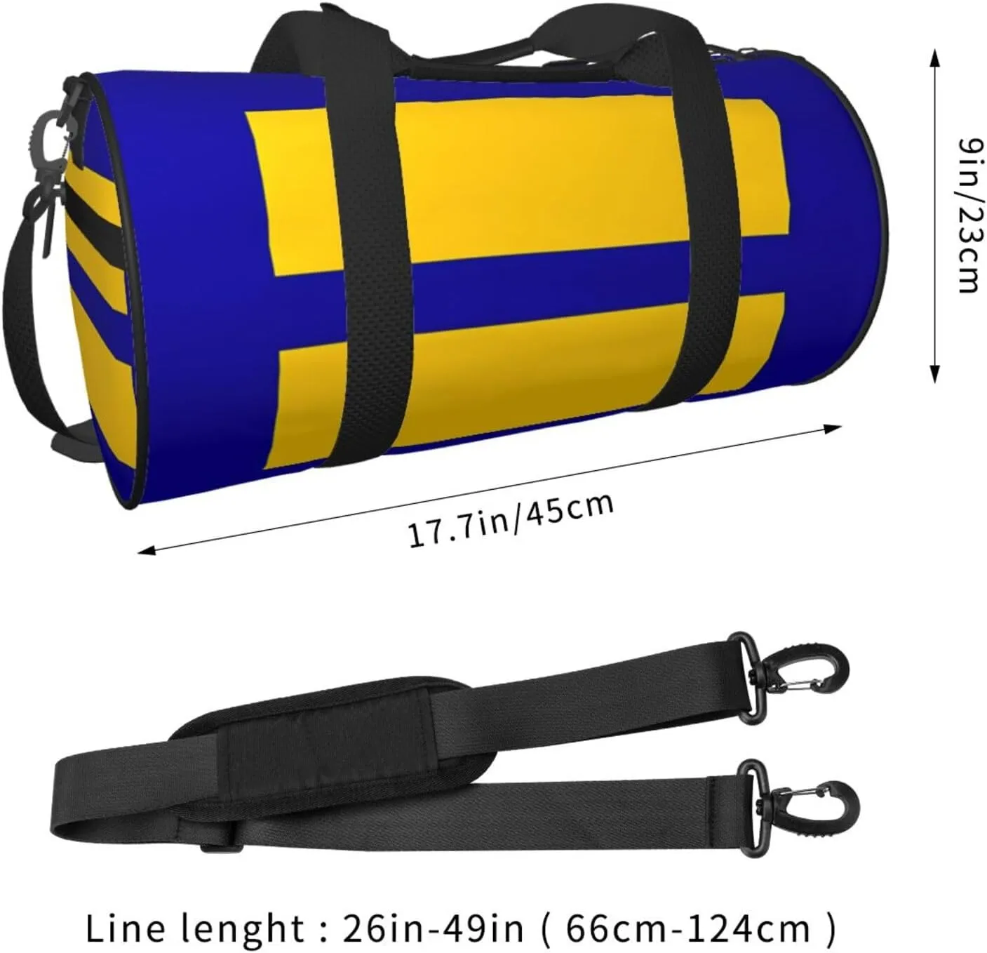 Equality Pride Flag Round Travel Duffel Bag Large Capacity Gym Sports Bags for Hiking Vacation Trips
