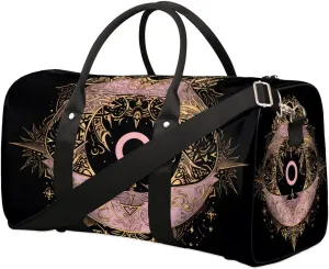 Ethnic Eyes Travel Duffel Bag for Women Men Waterproof Foldable Overnight Weekender Bag Large Capacity Sports Gym Bag