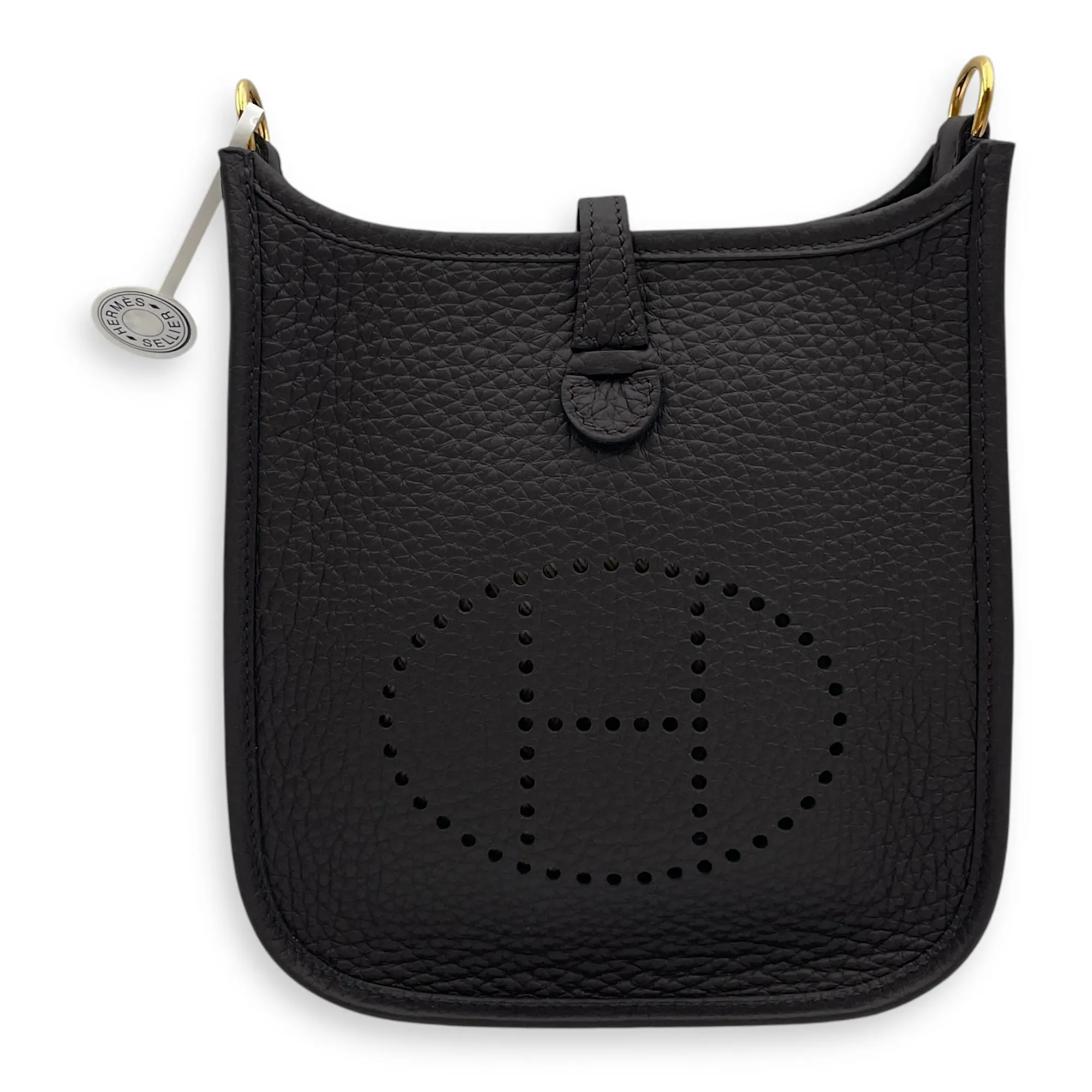 Evelyne Mini Prunoir in Clemence, Gold hardware