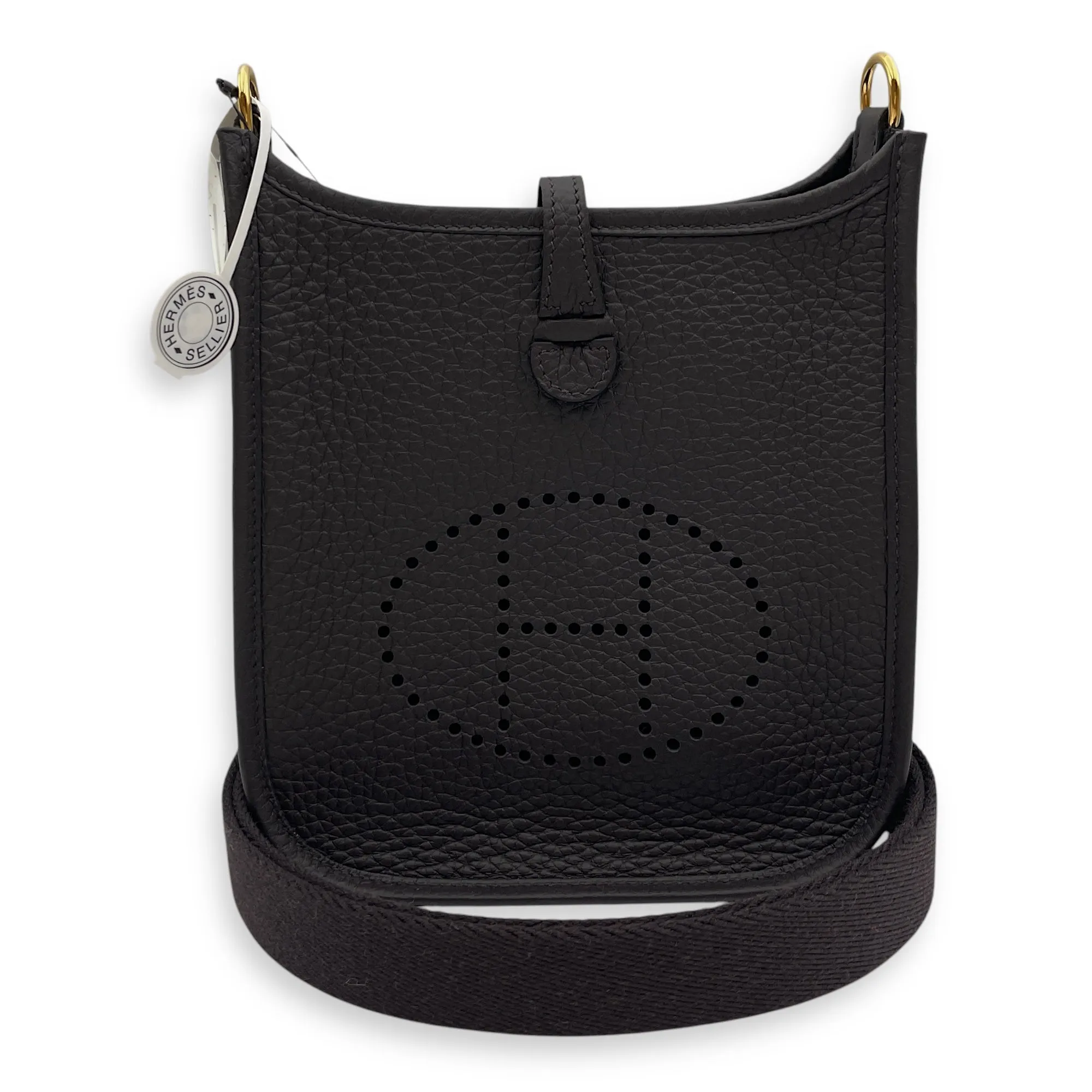 Evelyne Mini Prunoir in Clemence, Gold hardware