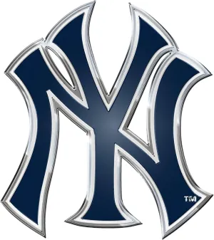 FANMATS 60412 - MLB - New York Yankees Embossed Color Emblem | NY Cap Logo
