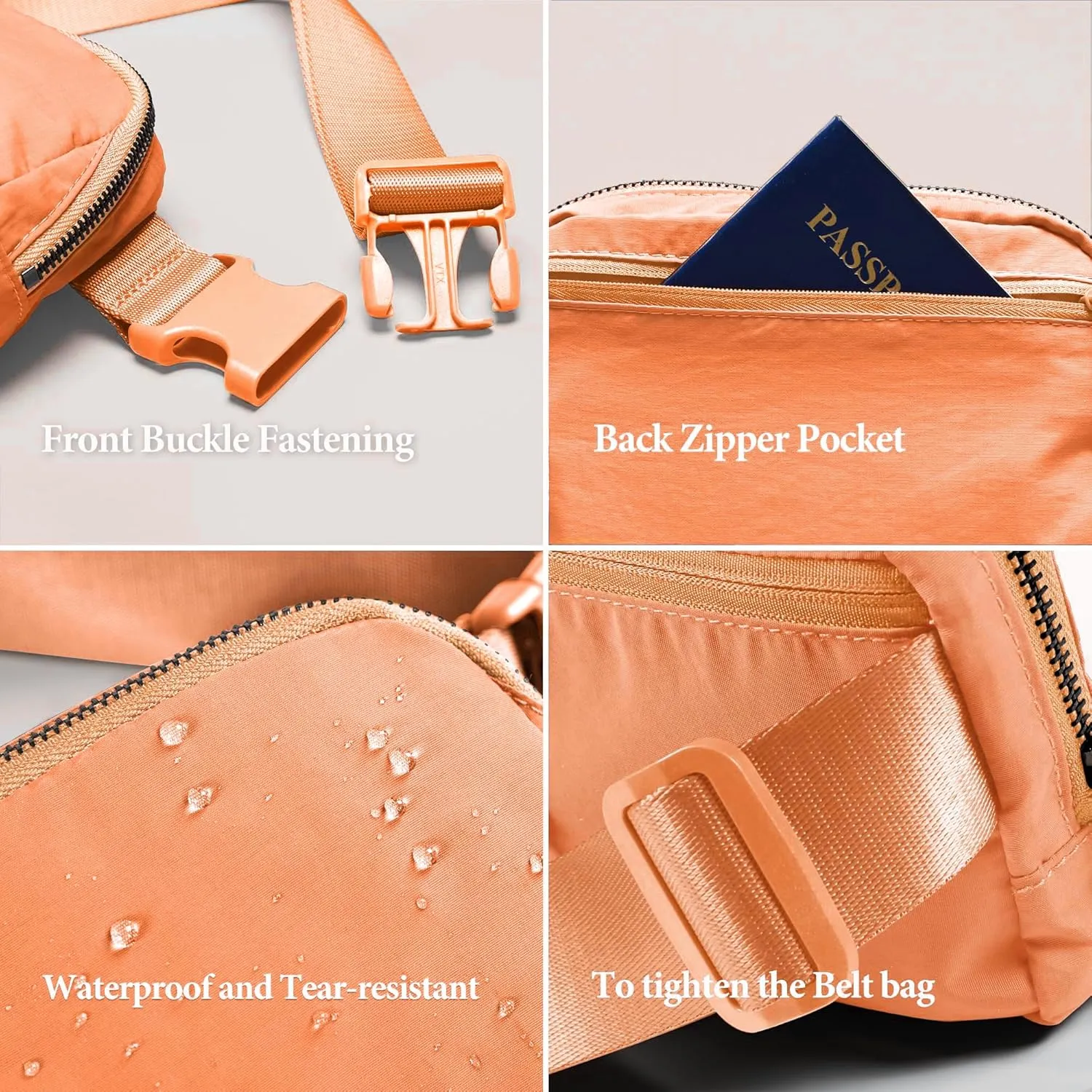 Fanny Pack Cross Body Bag Small Crossbody Bags for Women Men Trendy Nylon Waterproof Mini Purse Travel Running Belt Bag Lulu Dupes Bum Hip Chest Waist Pack Side Bag Must Have Dark Blue