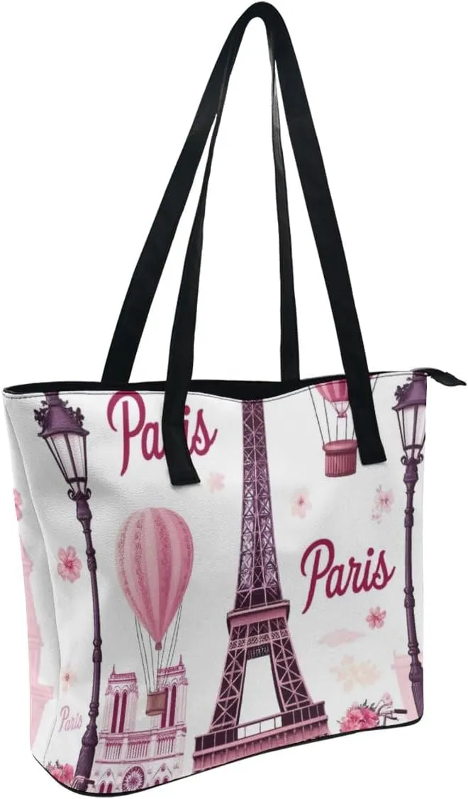 Fashion Coach Handbags for Women, Reusable Large Capacity Long Handle Tote Bag for Shopping, Work