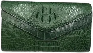 Fashion Designer Genuine Crocodile Female Women Small Envelop Purse Real Alligator Leather Ladies Single Cross Shoulder Bag
