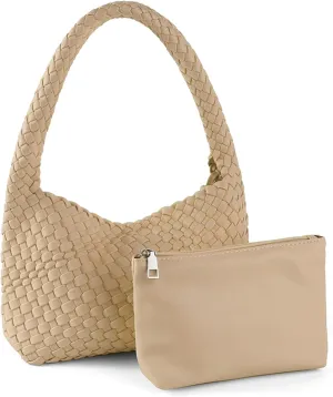 Fashion Designer Handbags and Purses Women Shoulder Bag Summer Beach Casual Retro Hand Woven Totes Underarm Bag