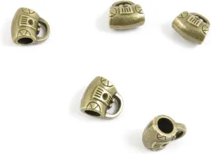 Fashion Jewelry Making Charms Findings Arts Crafts Beading Antique Bronze Tone D5QH5 Handbag Purse Loose Beads