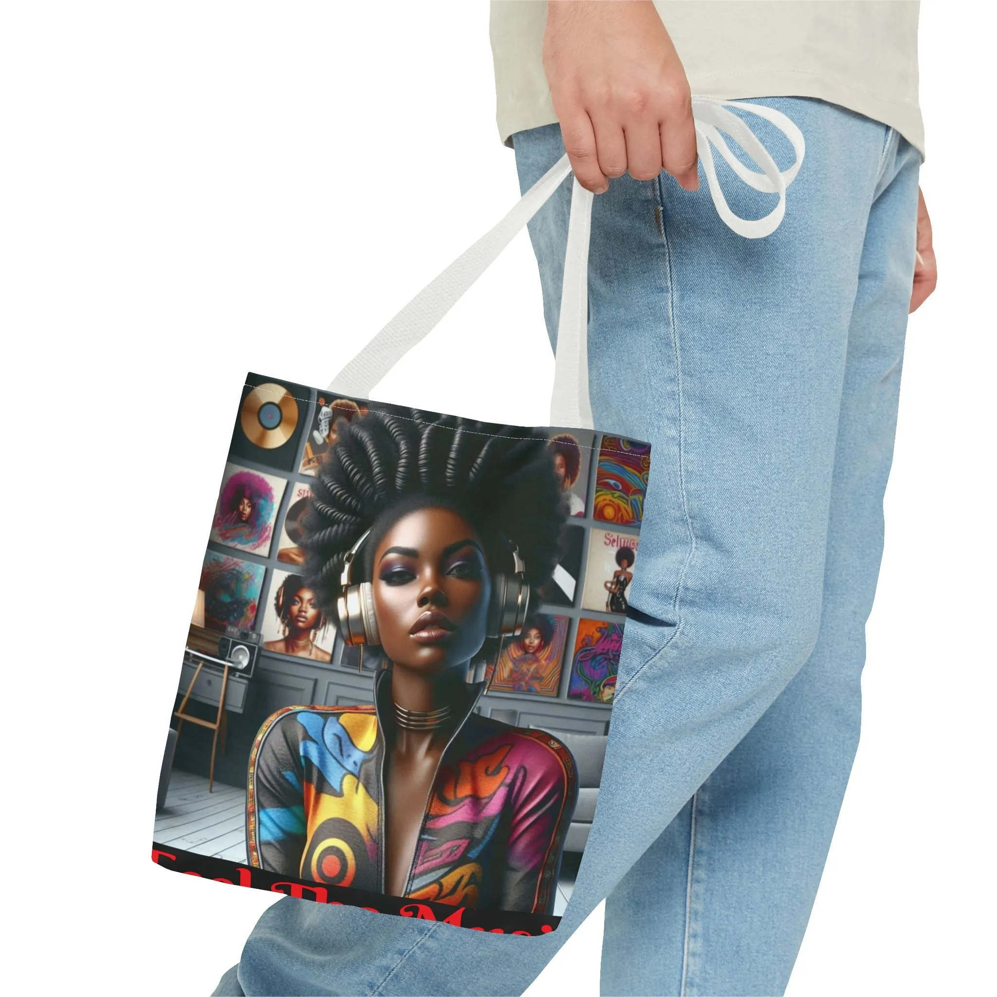 Feel The Music Tote Bag (AOP) #FM18