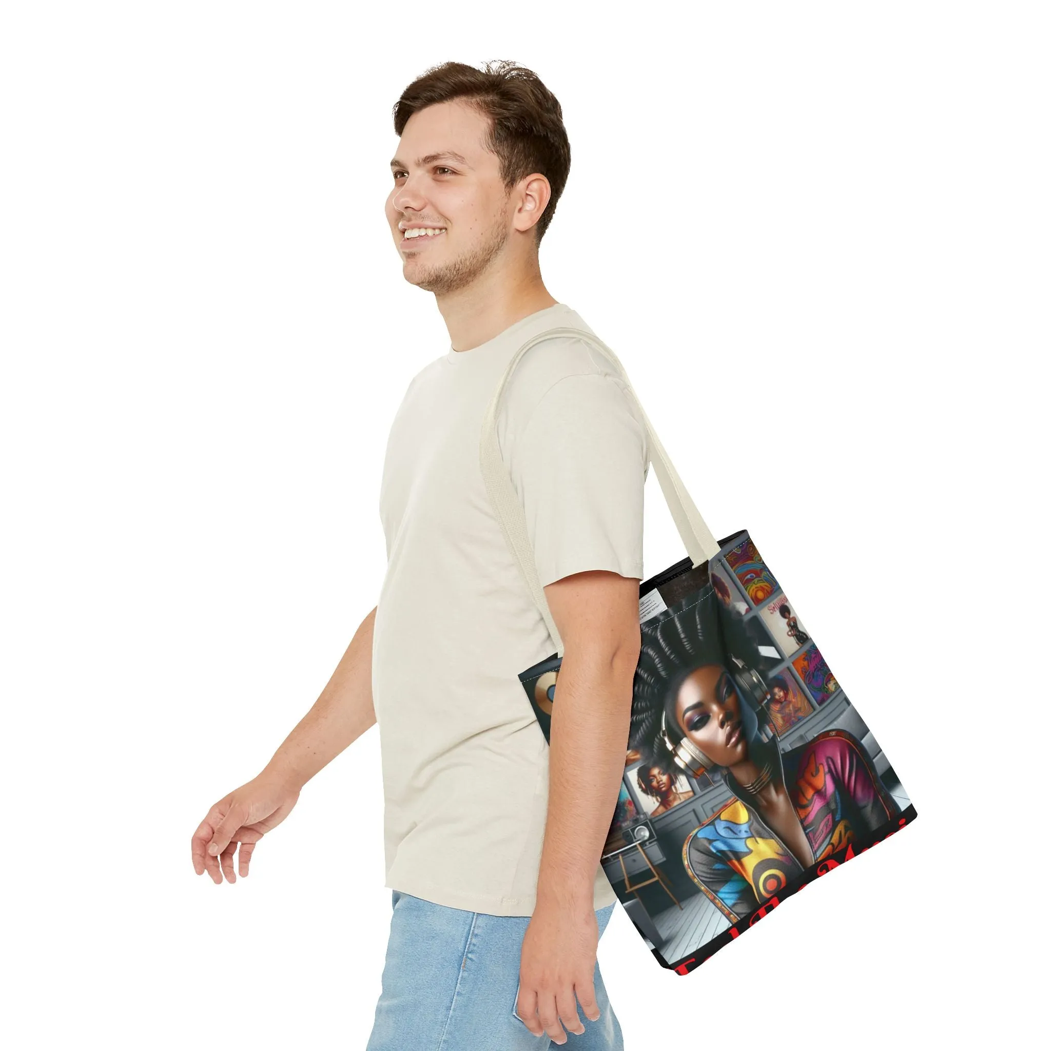 Feel The Music Tote Bag (AOP) #FM18