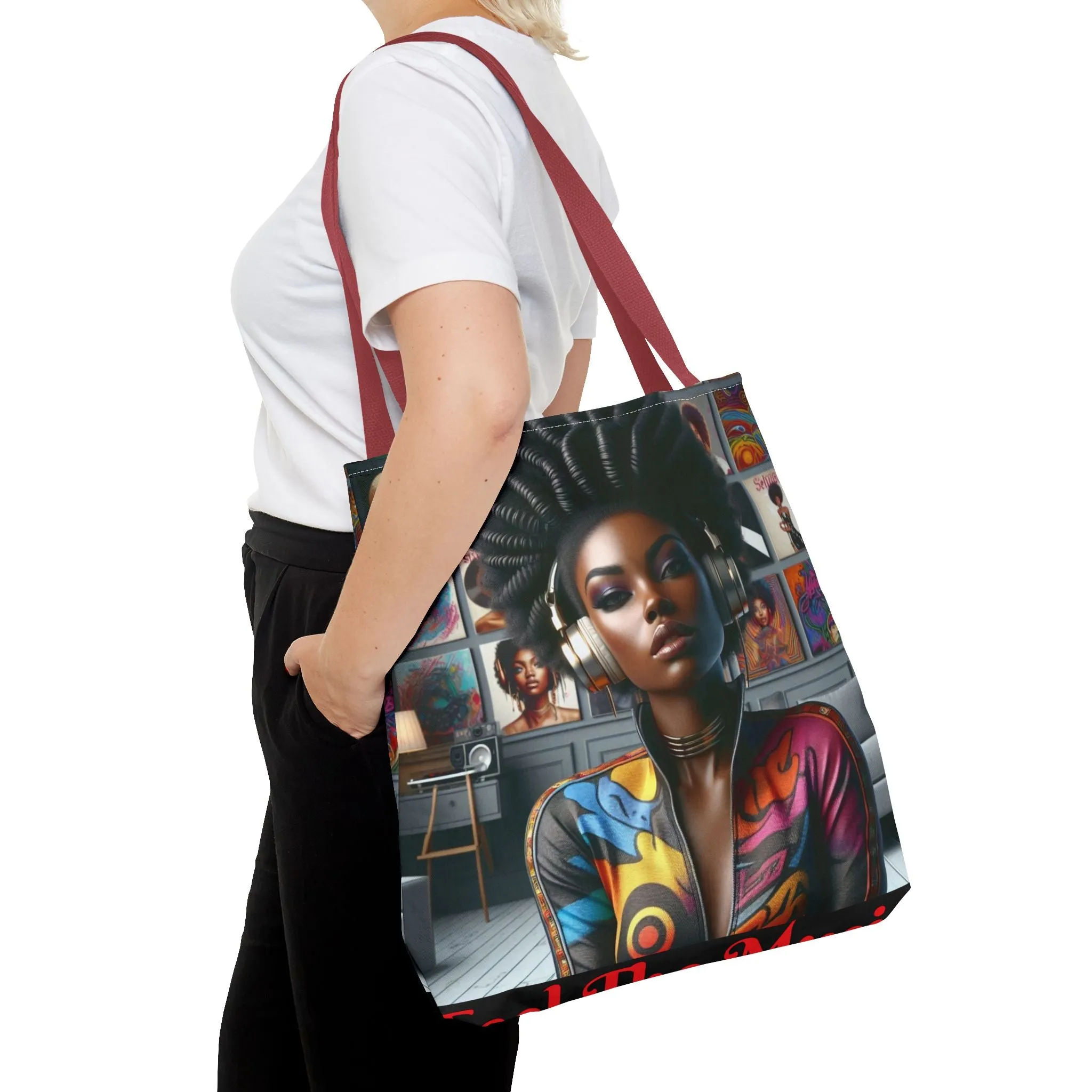 Feel The Music Tote Bag (AOP) #FM18