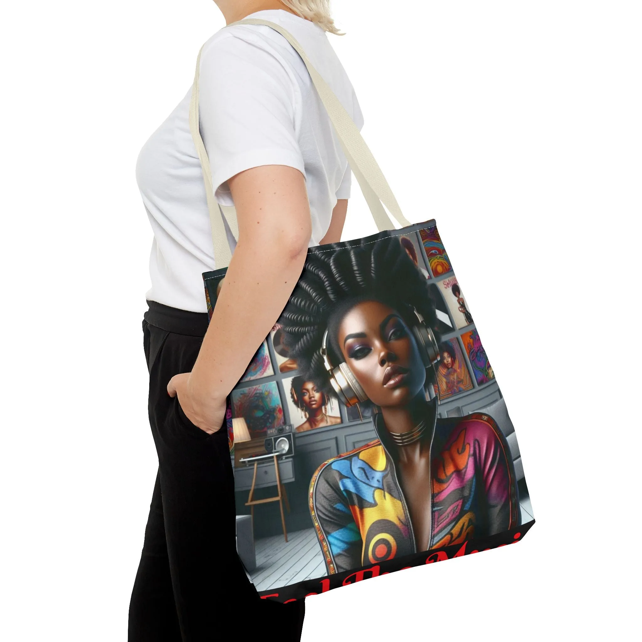 Feel The Music Tote Bag (AOP) #FM18
