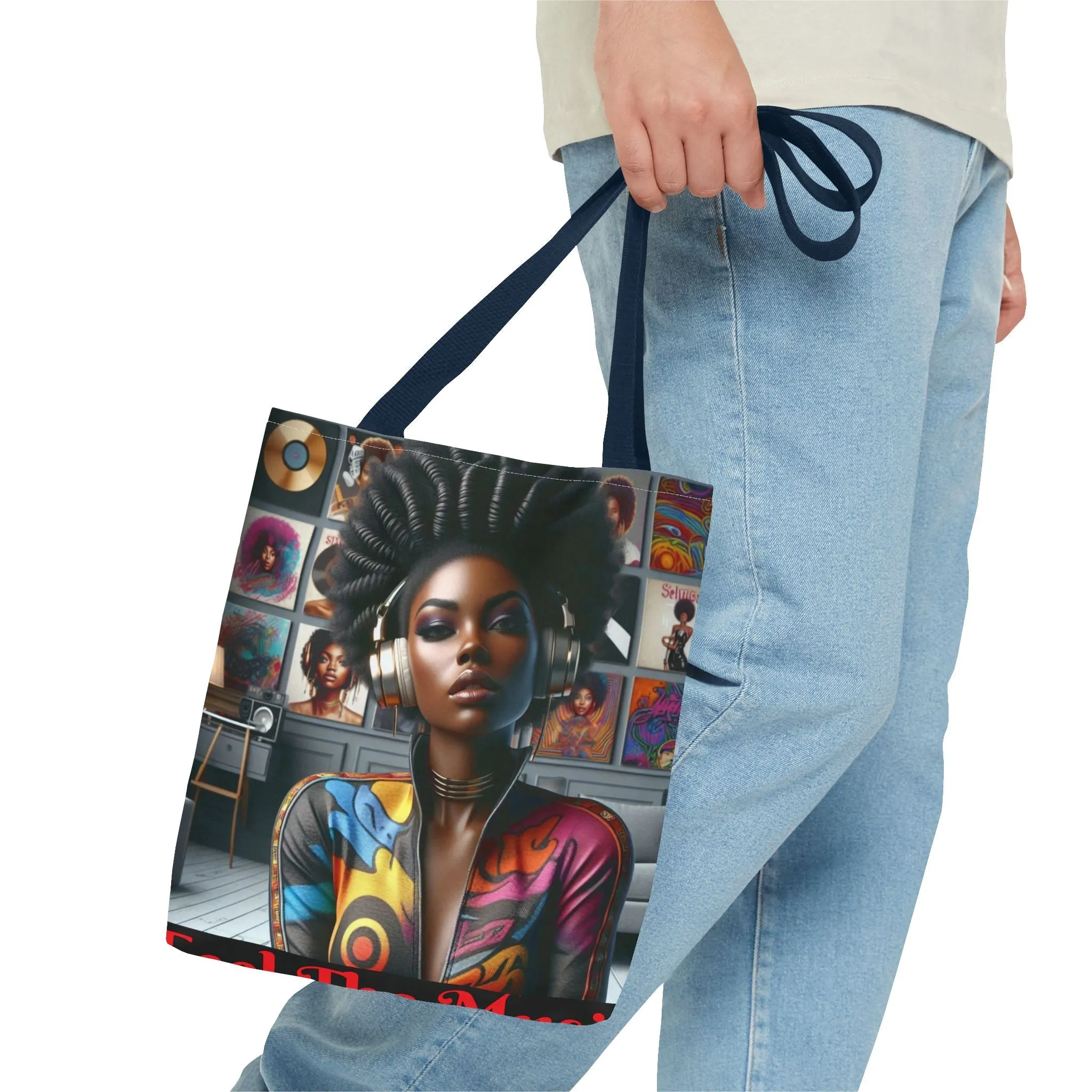 Feel The Music Tote Bag (AOP) #FM18