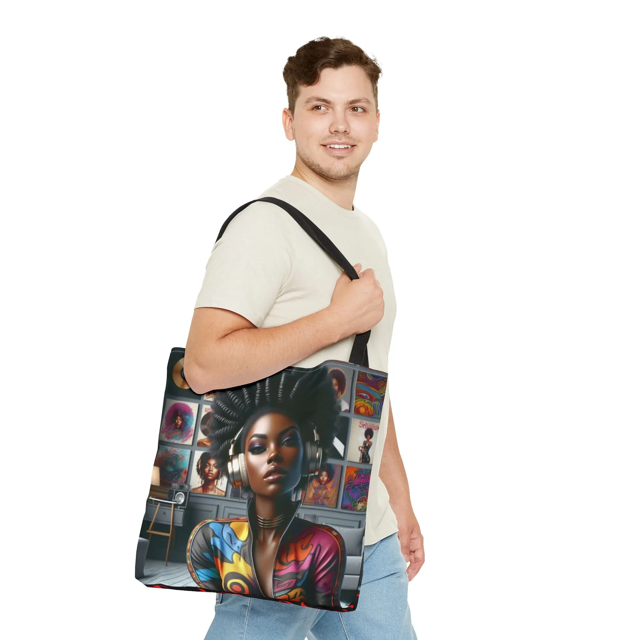 Feel The Music Tote Bag (AOP) #FM18