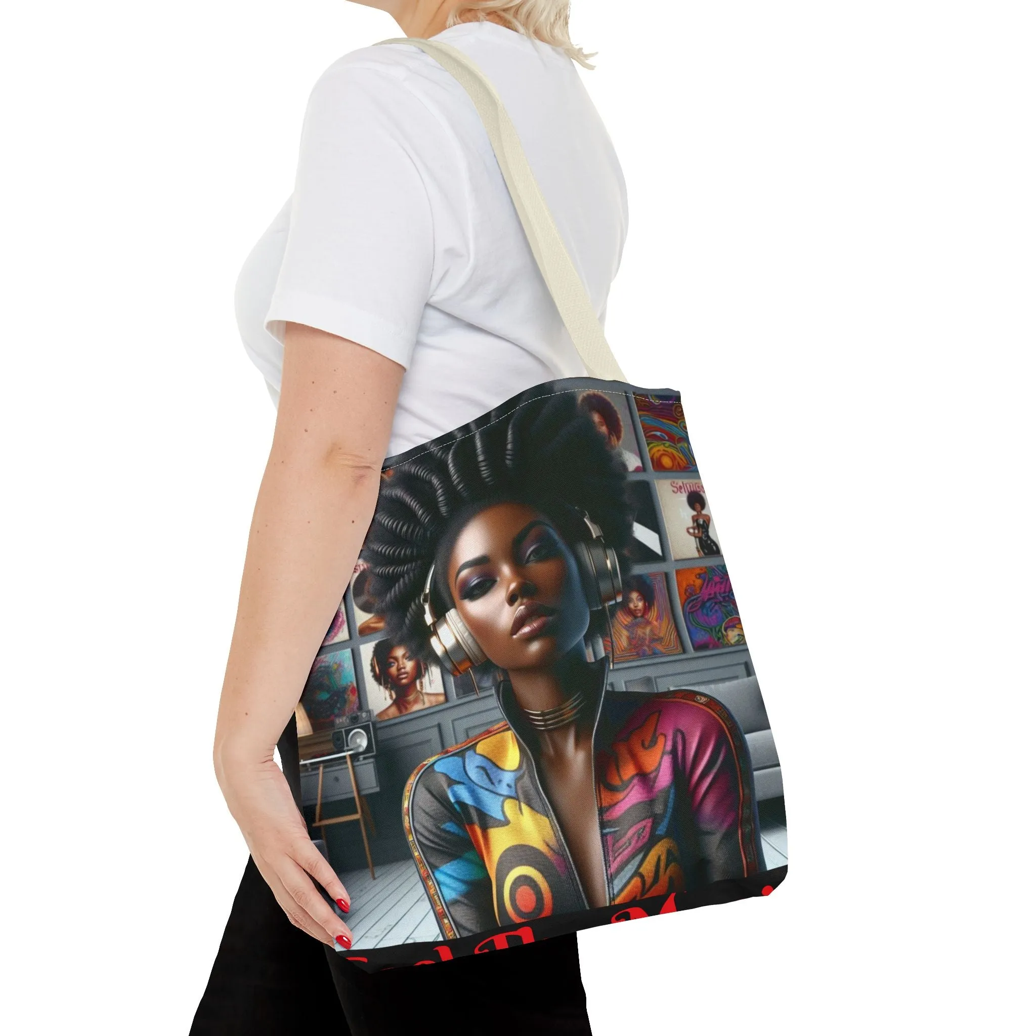 Feel The Music Tote Bag (AOP) #FM18
