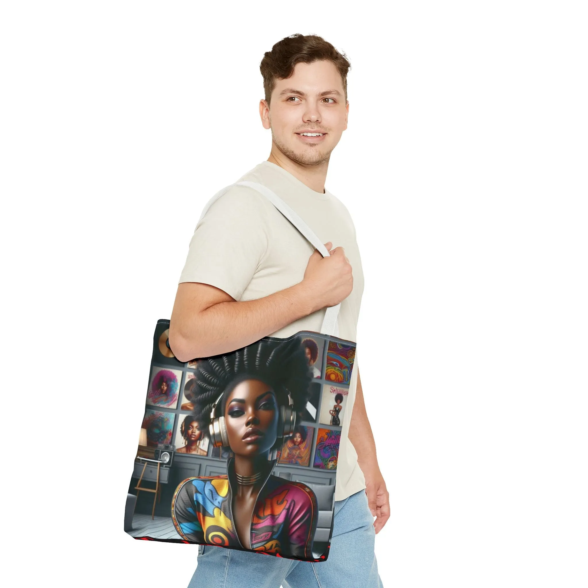 Feel The Music Tote Bag (AOP) #FM18