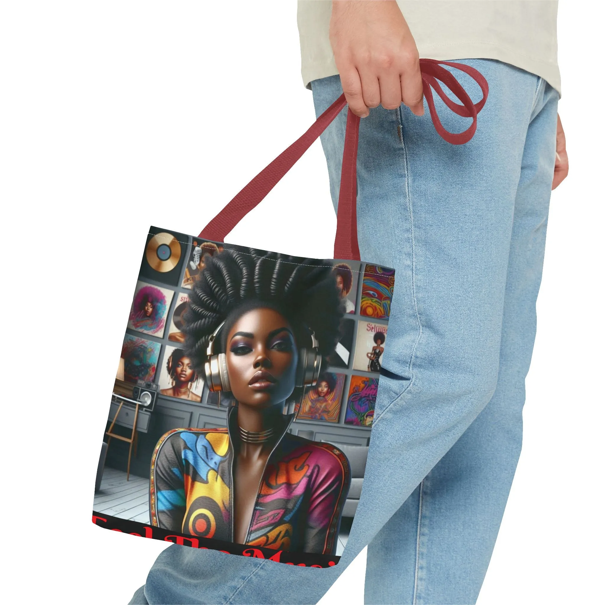 Feel The Music Tote Bag (AOP) #FM18