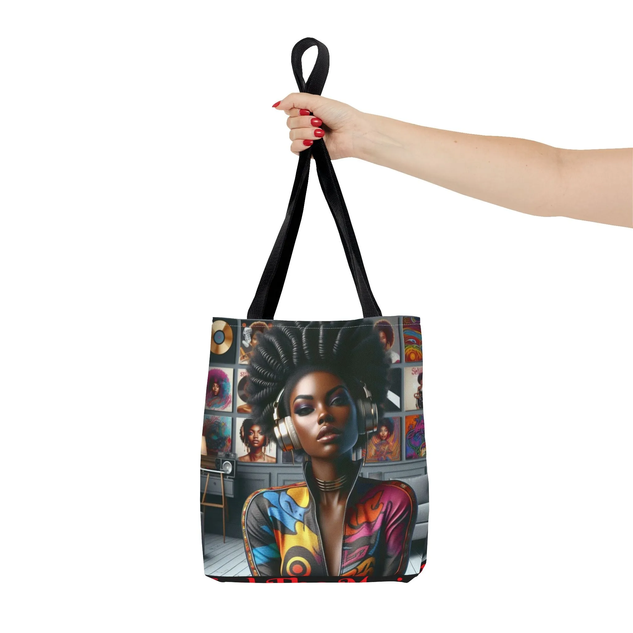 Feel The Music Tote Bag (AOP) #FM18