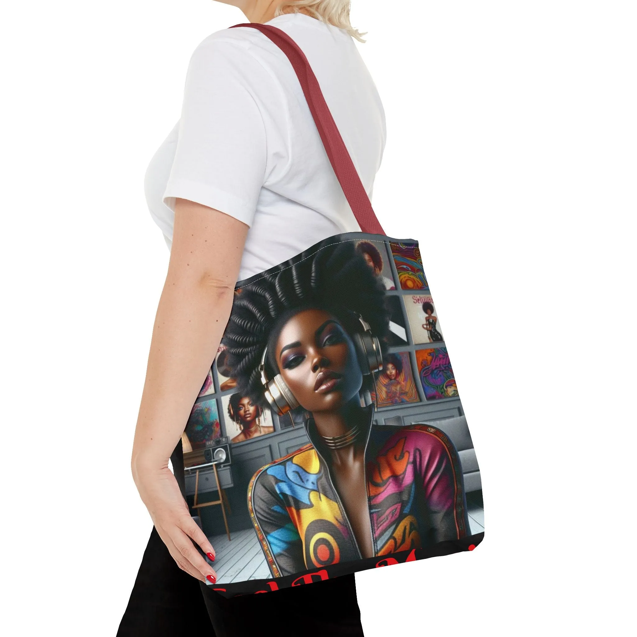 Feel The Music Tote Bag (AOP) #FM18