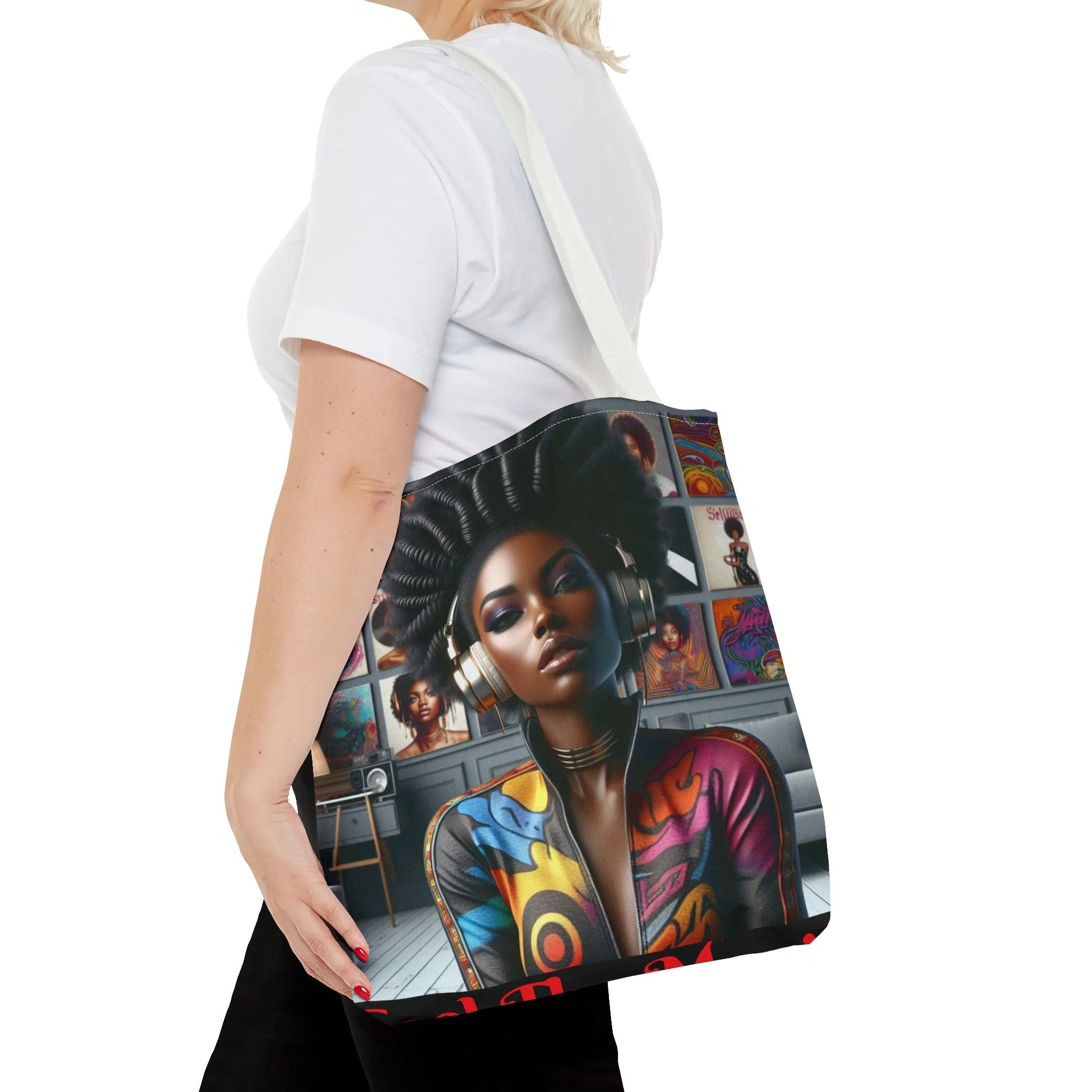 Feel The Music Tote Bag (AOP) #FM18